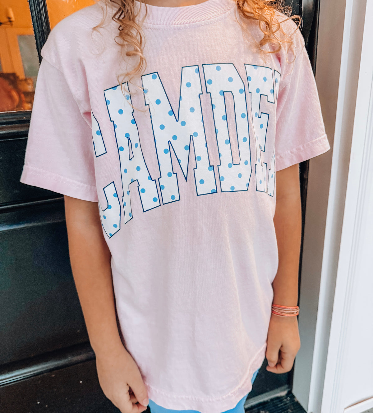 Youth Camden tee - polka dot