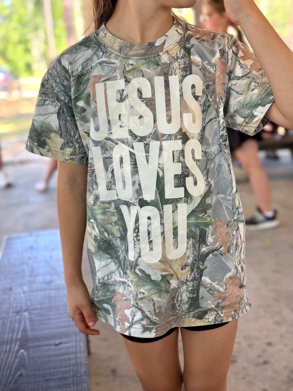 Youth Jly camo tee