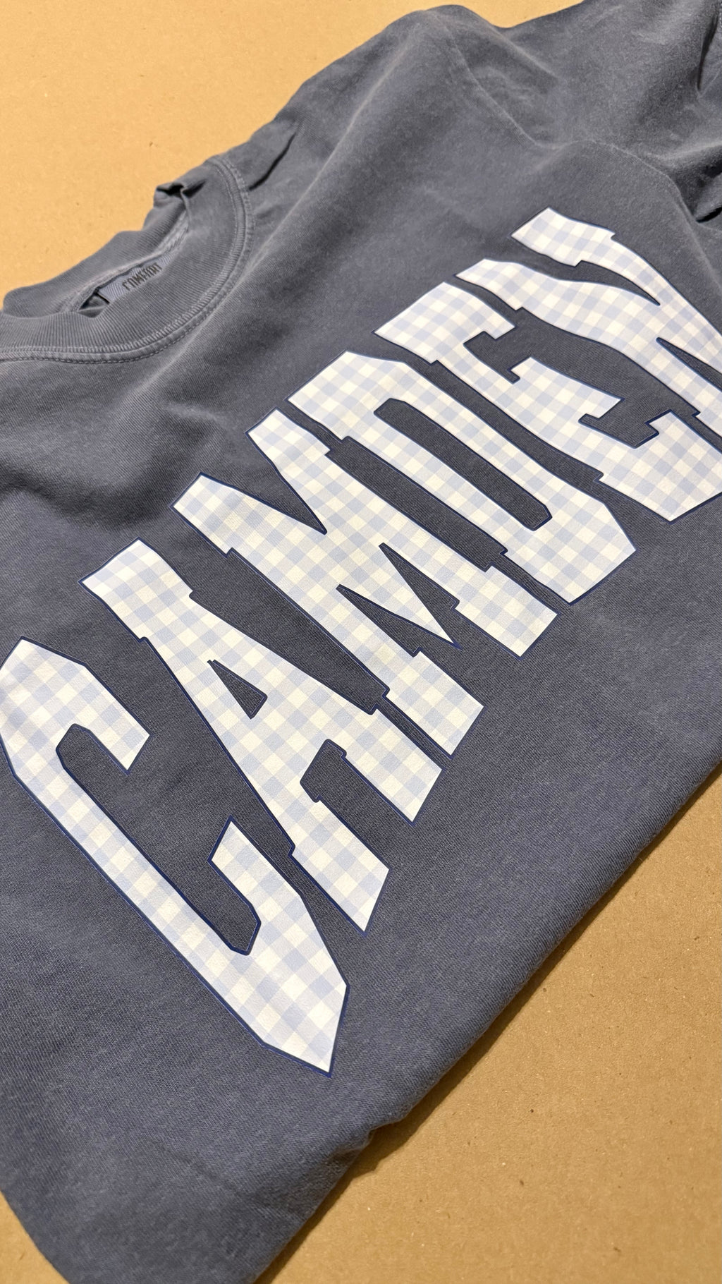 Camden Adult tee - checkered