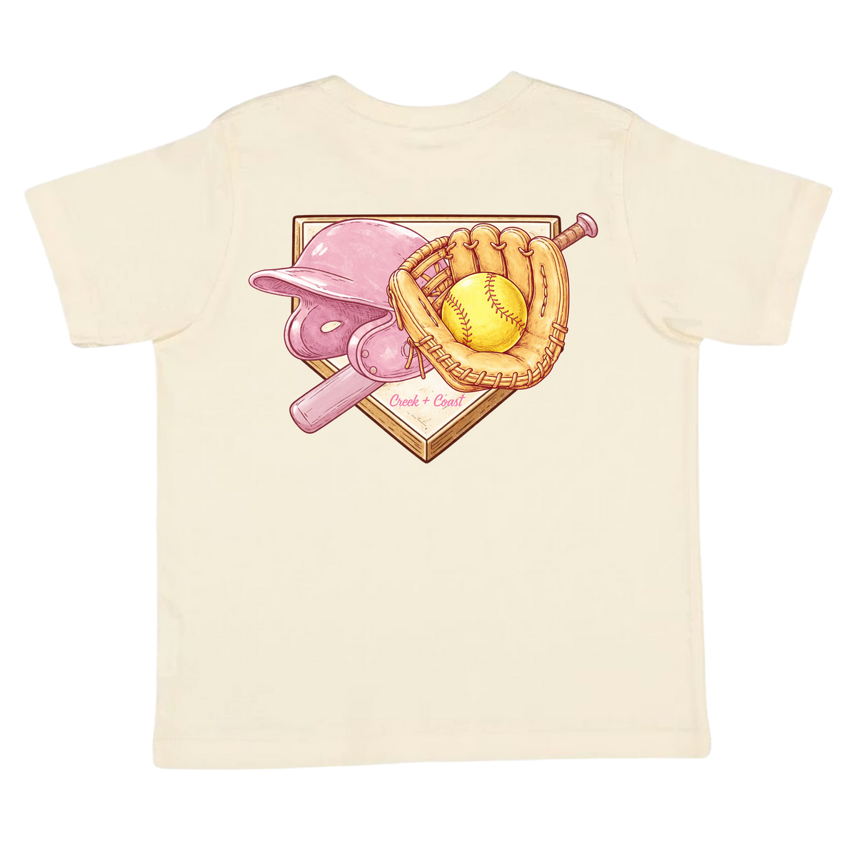 Infant + toddler softball tee