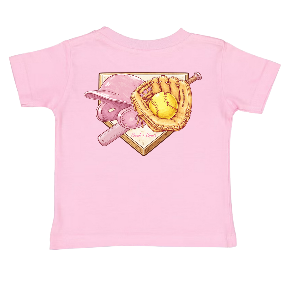 Infant + toddler softball tee