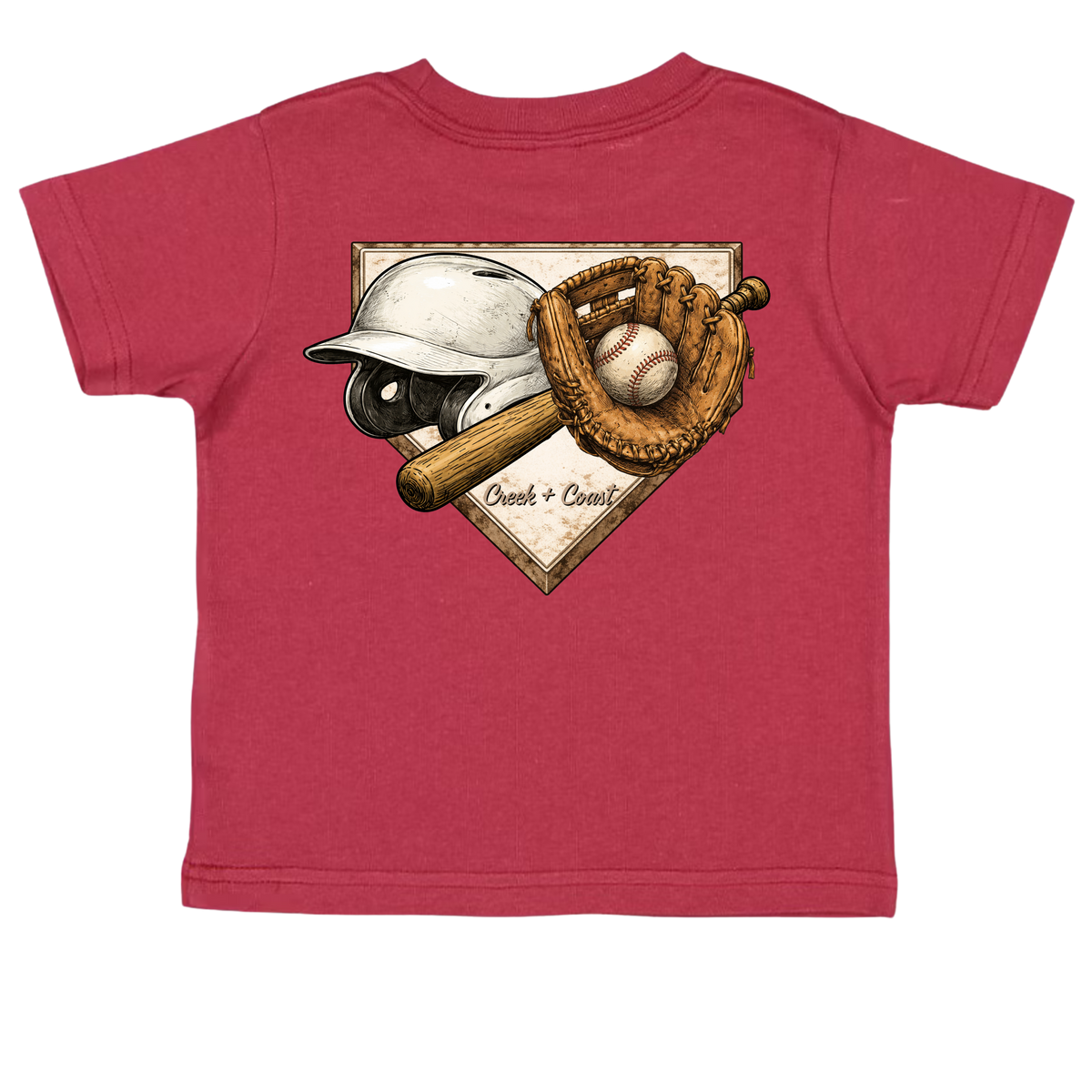 Infant + toddler baseball tee