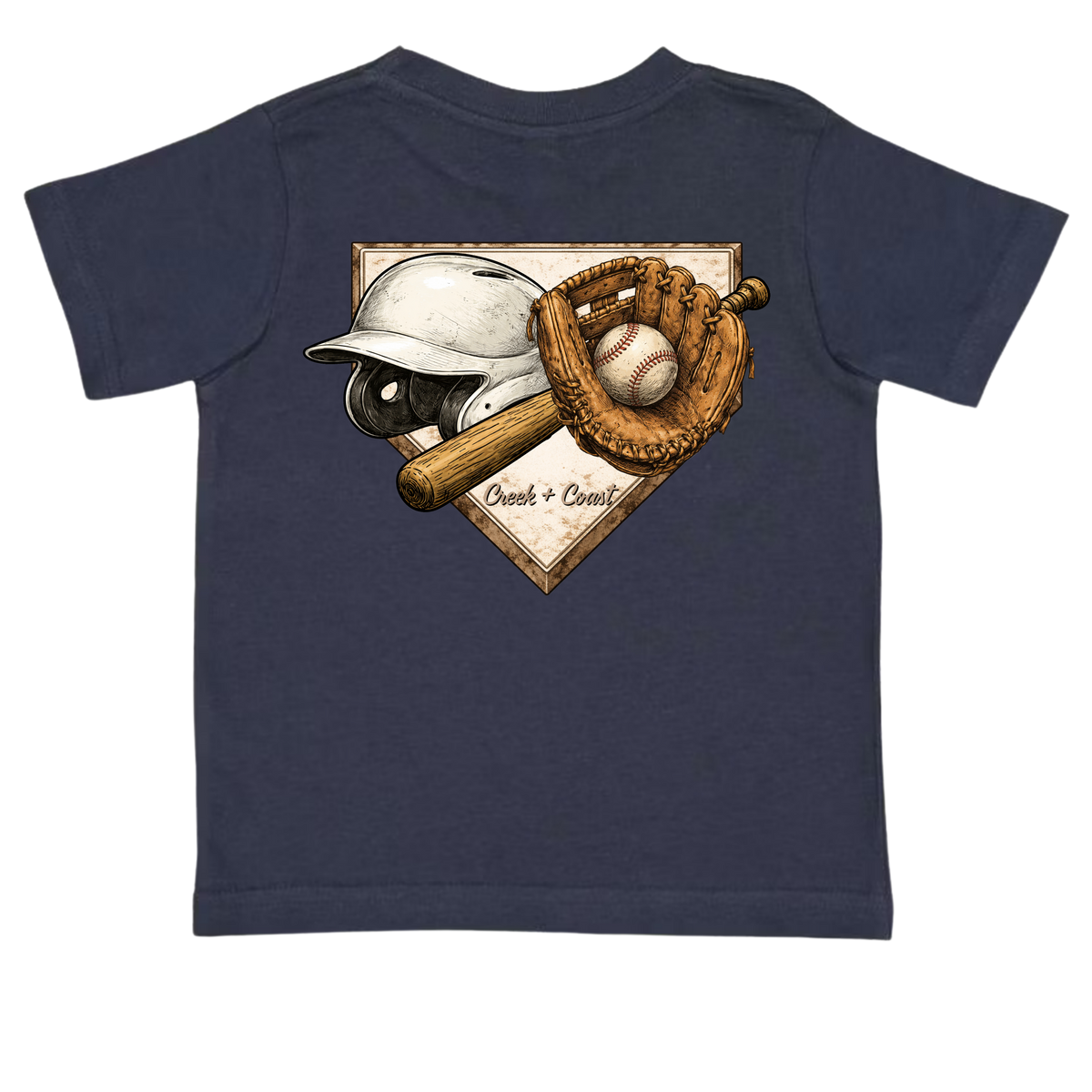 Infant + toddler baseball tee