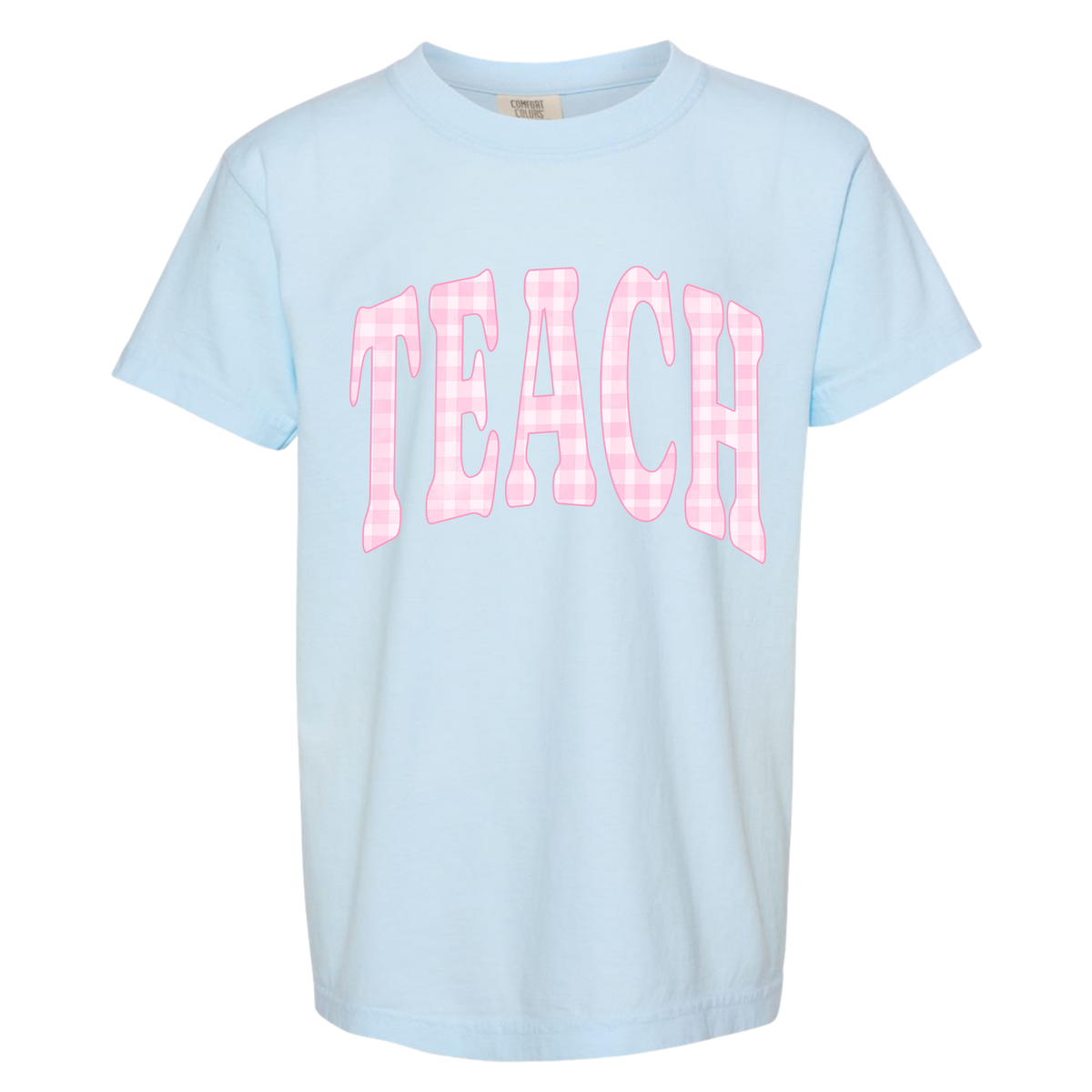 Teach - pink plaid