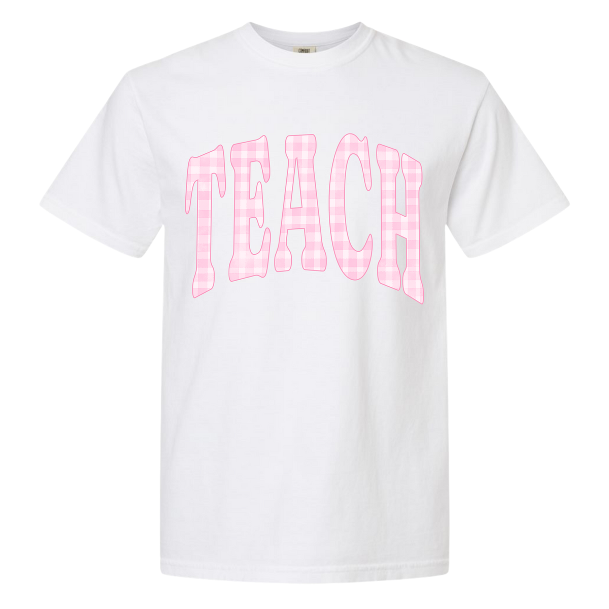 Teach - pink plaid
