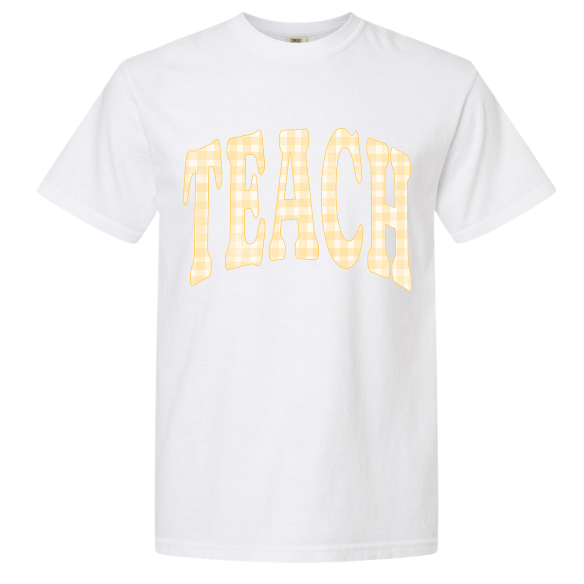 Teach - yellow plaid