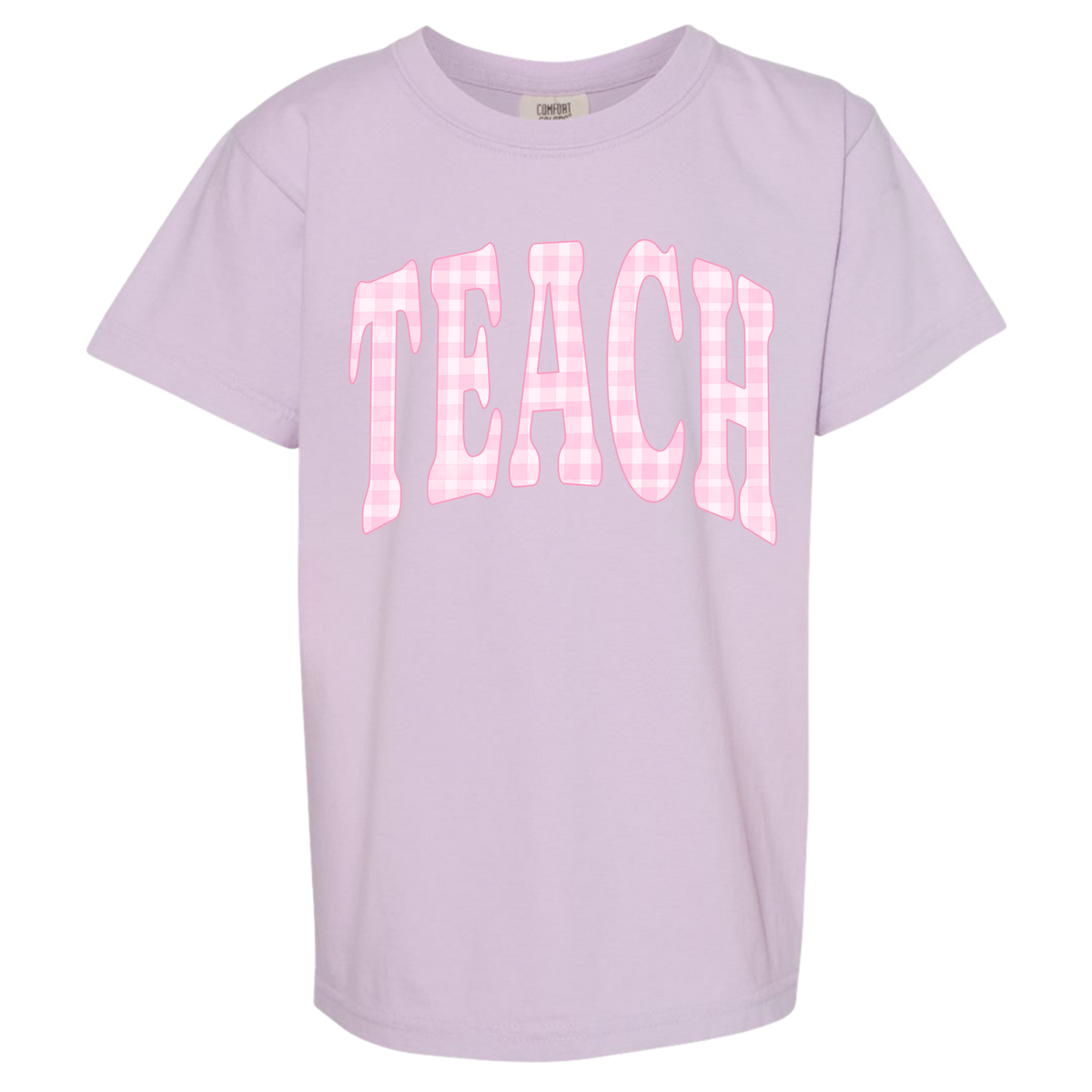 Teach - pink plaid