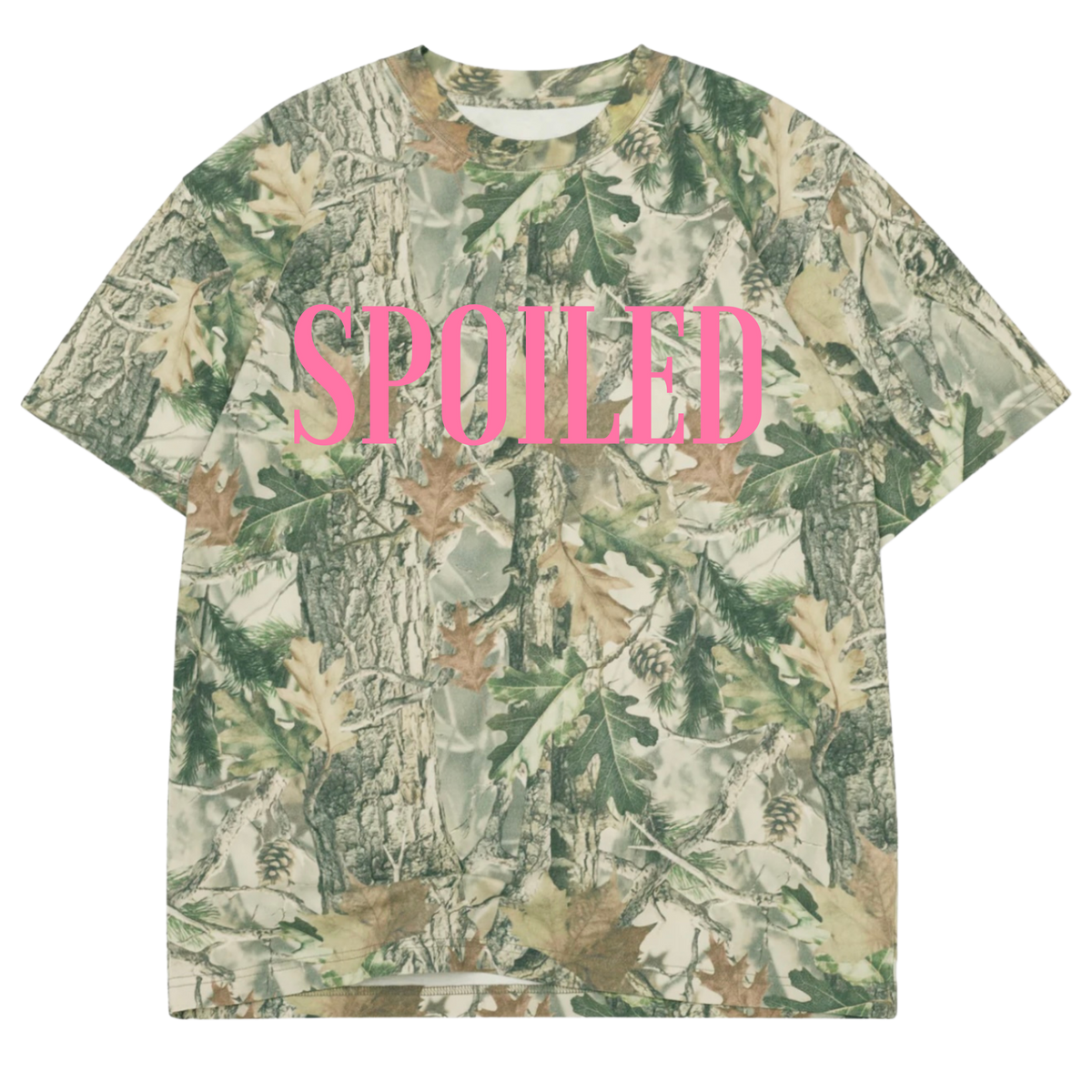 Youth spoiled camo tee