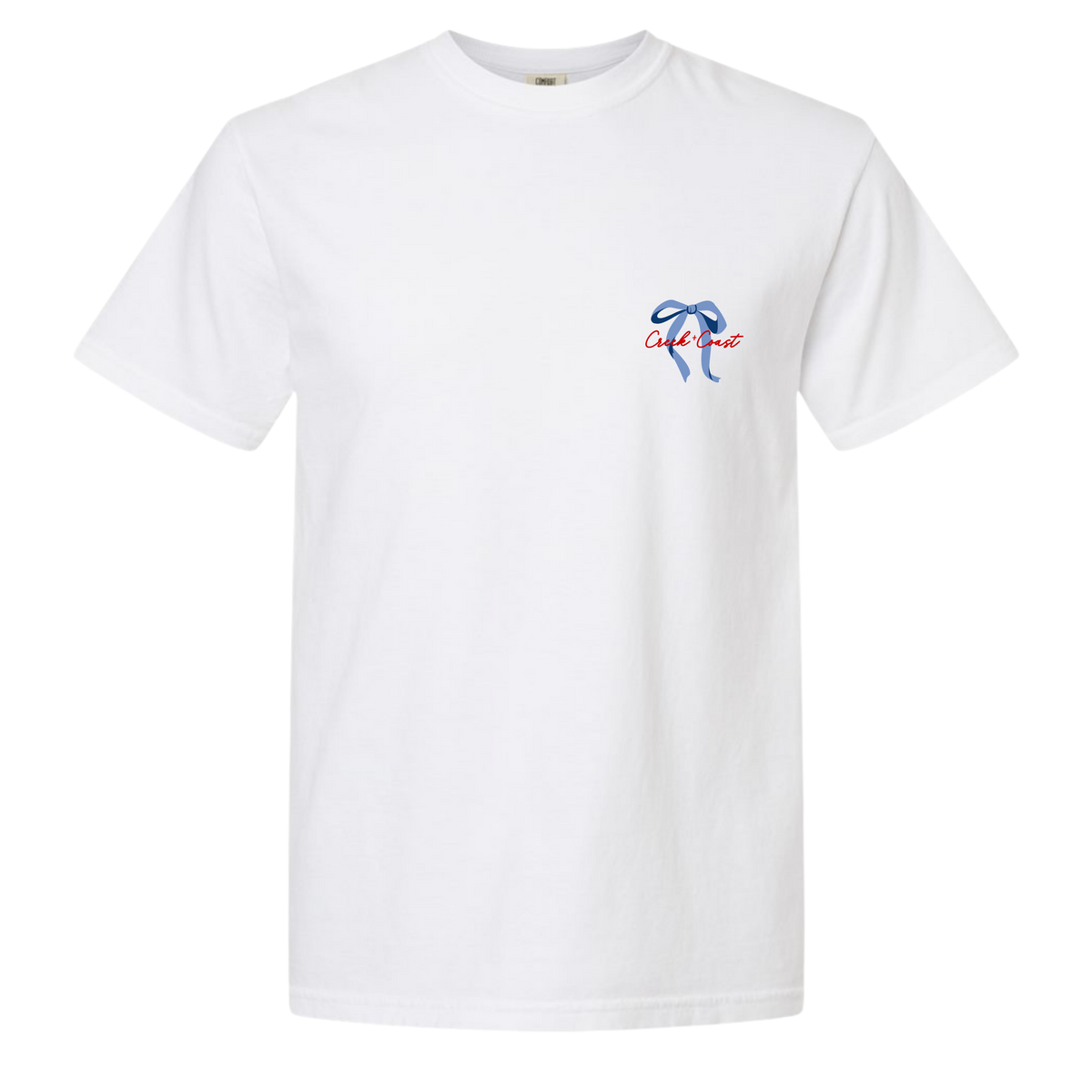 Youth all American Girl bow tee