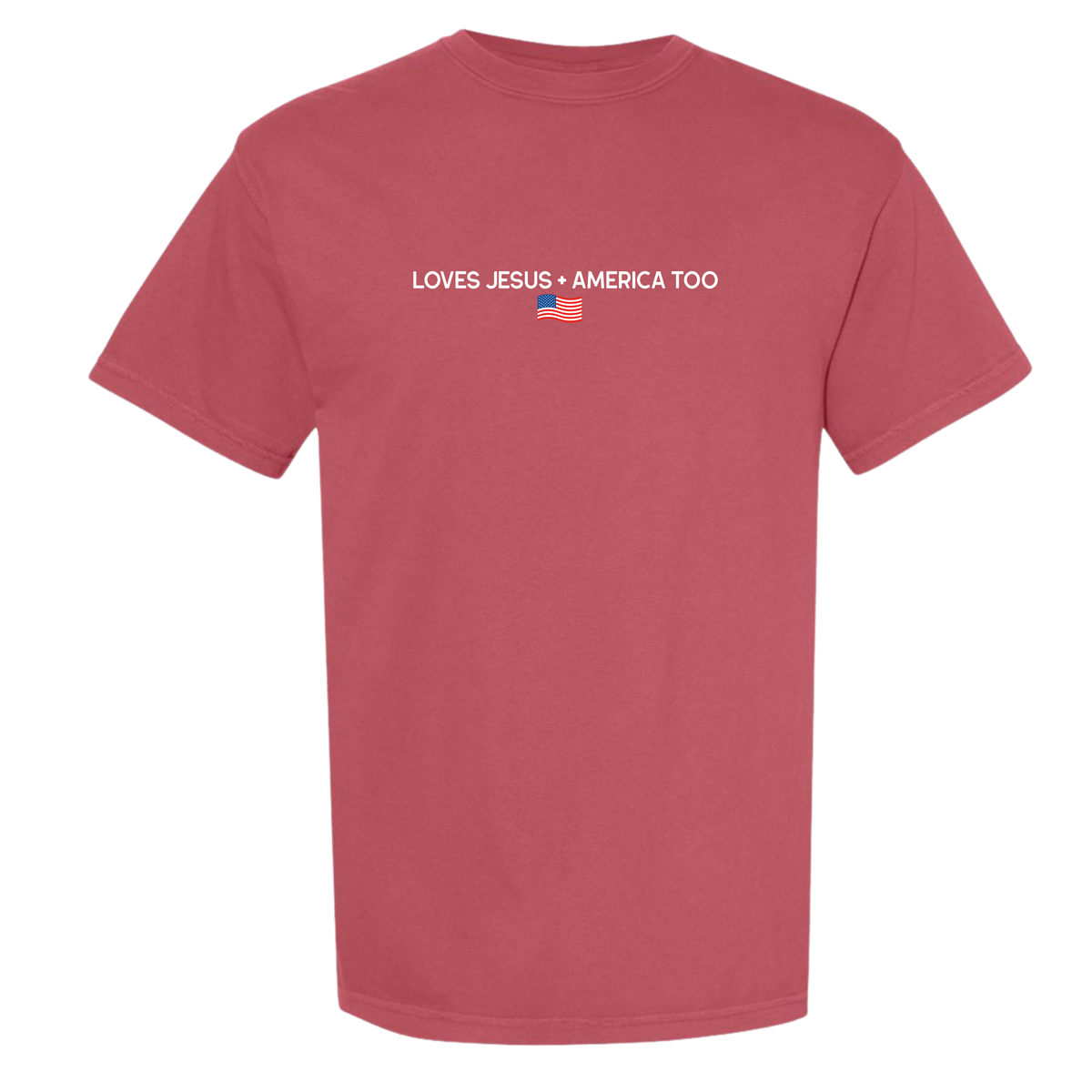 Loves Jesus + America tee