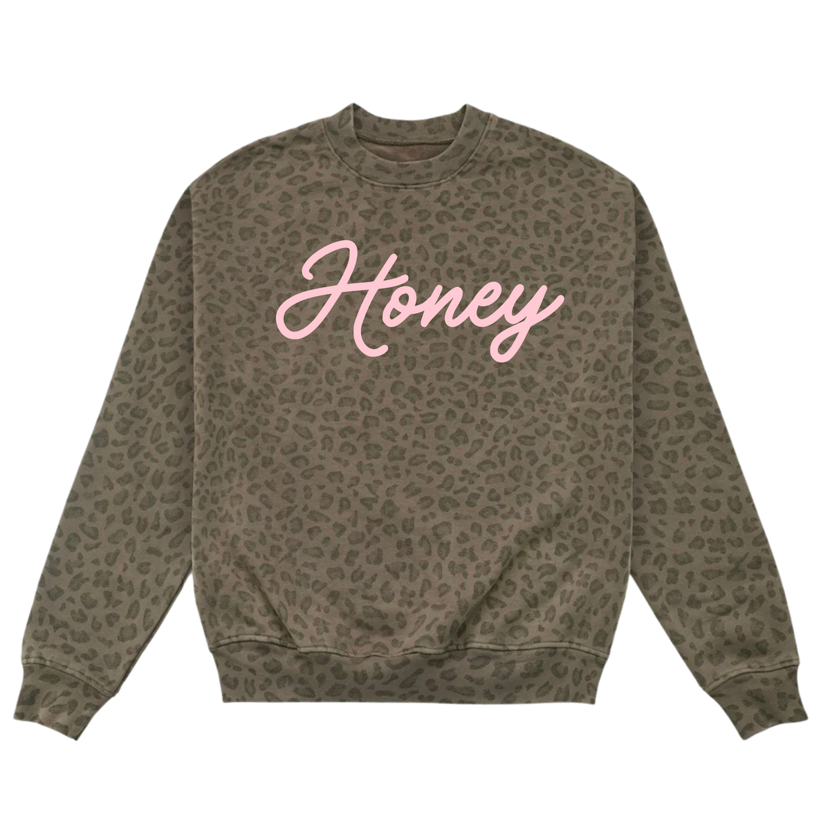 Honey vintage leopard crewneck