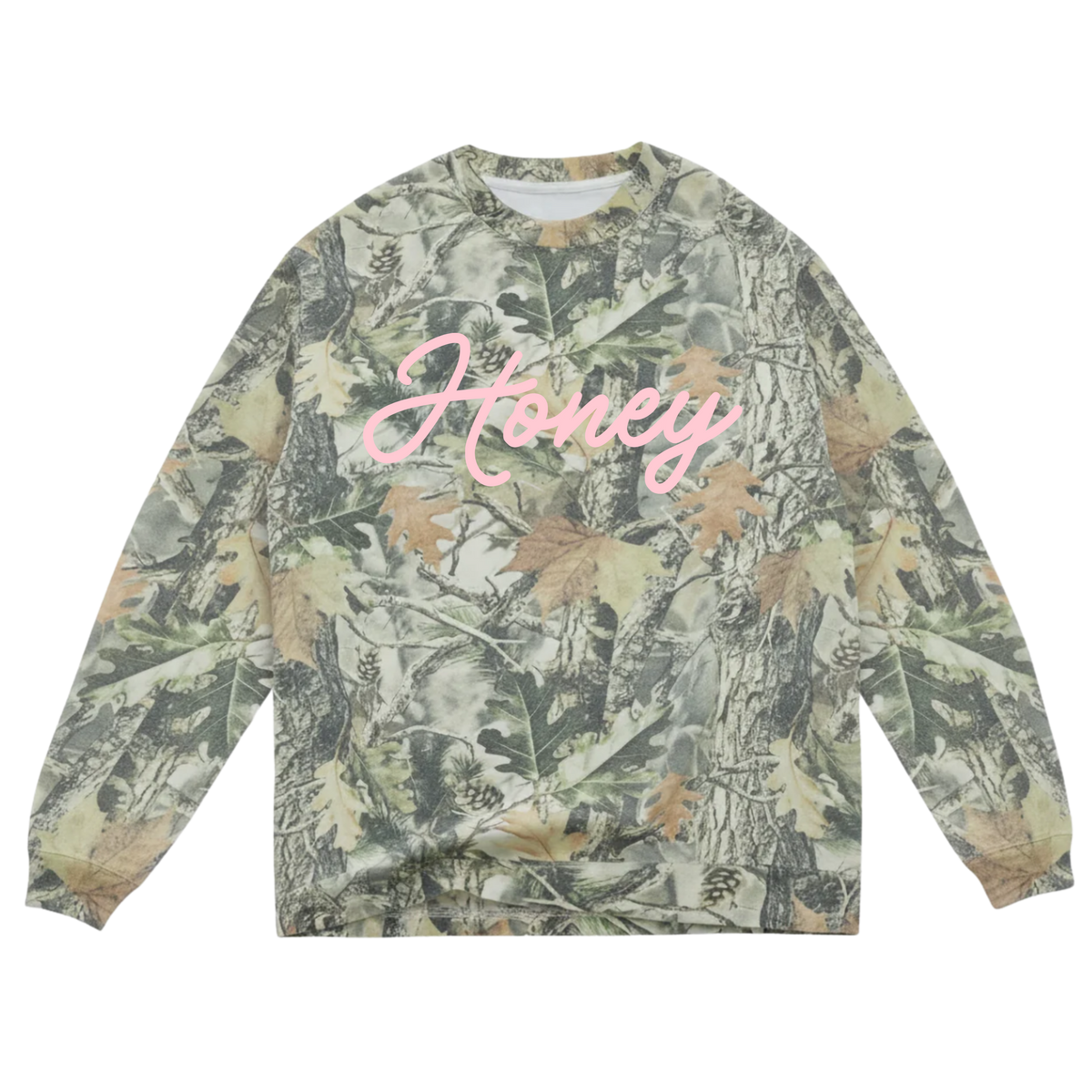 Camo long sleeve honey tee