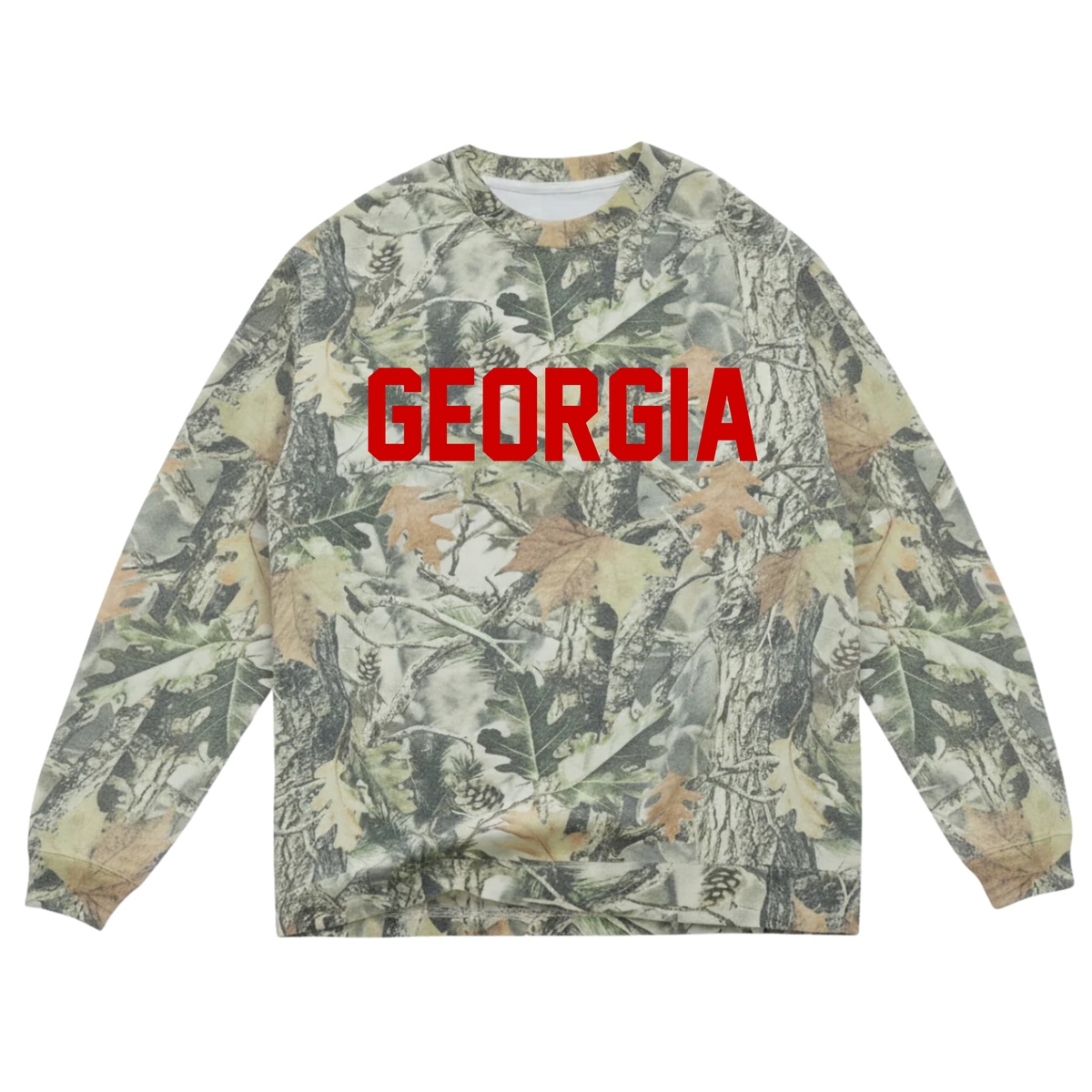 Camo long sleeve Georgia tee