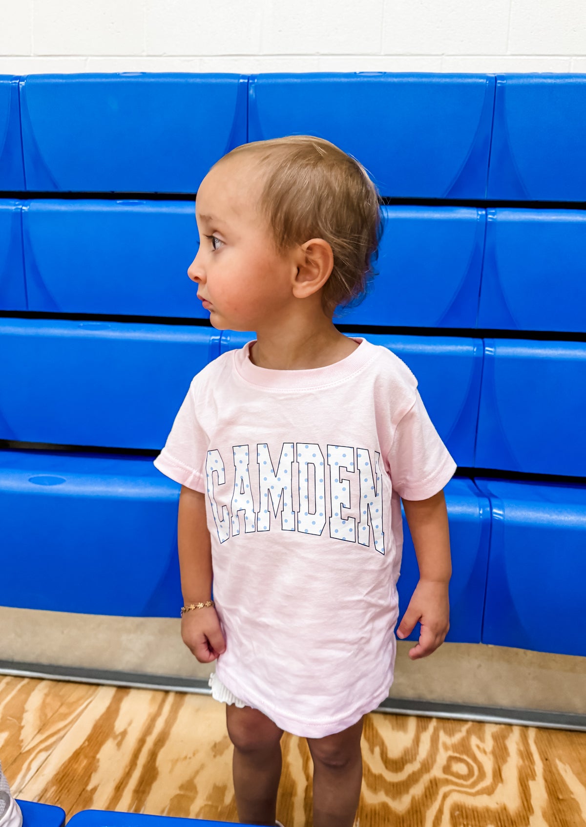 Toddler Camden polka dot tee